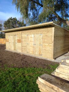 24x12 double - double door storage
