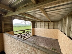 24x12 double open front internal - timber gate