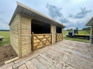24x12 lined timber gates